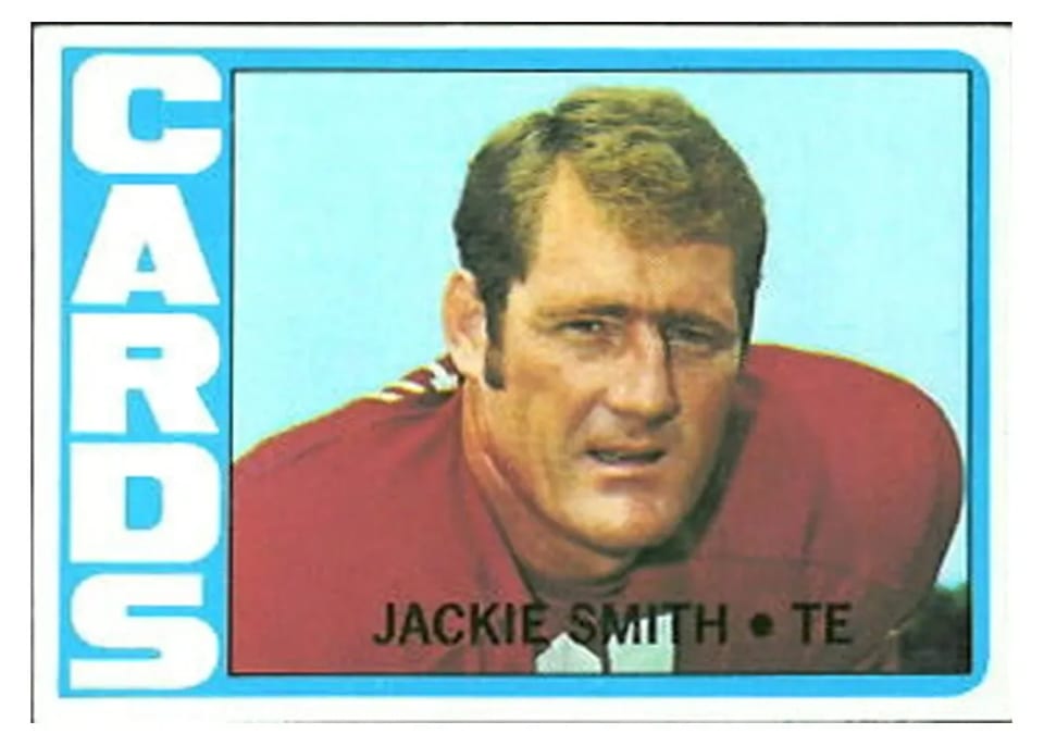1972 Topps Jackie Smith #161 card