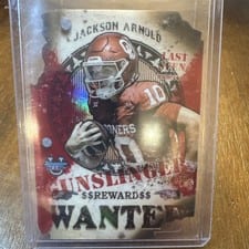 2024 Bowman University Best Gunslingers & Bandits Die-Cuts Set Jackson Arnold #GB-12 card