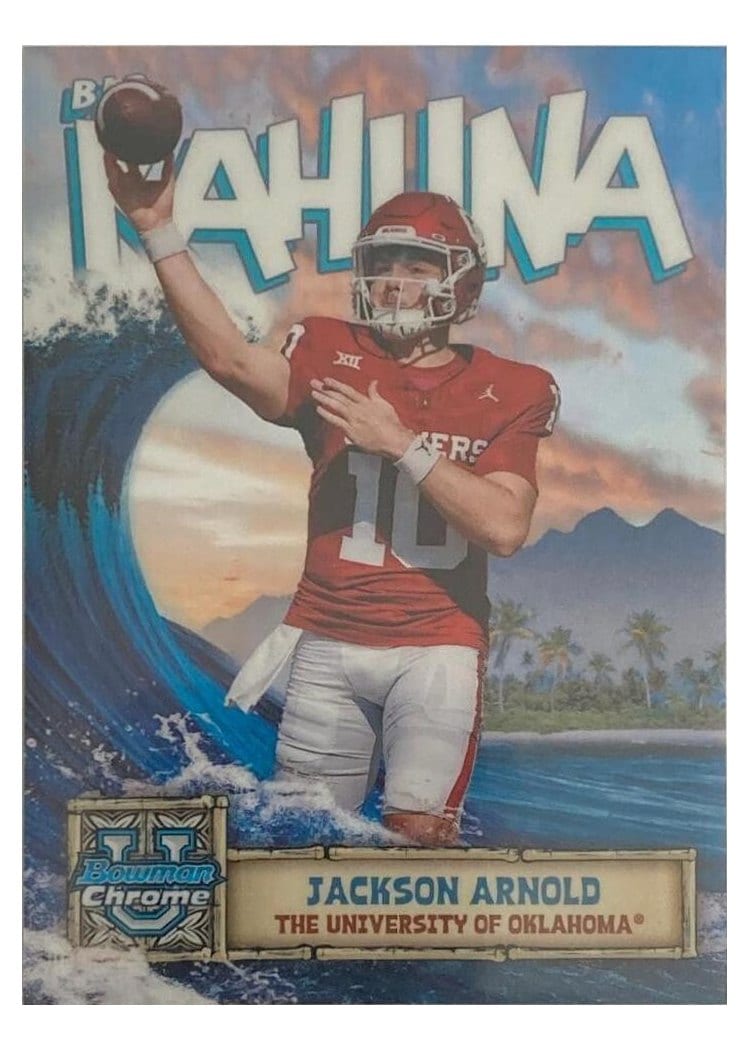 2024 Bowman University Chrome The Big Kahuna Set Jackson Arnold #BK-8 card