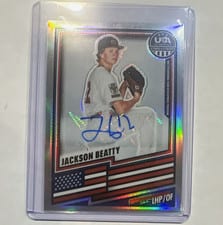 2026 Panini Stars and Stripes Prizm USA Jackson Beatty #71 card