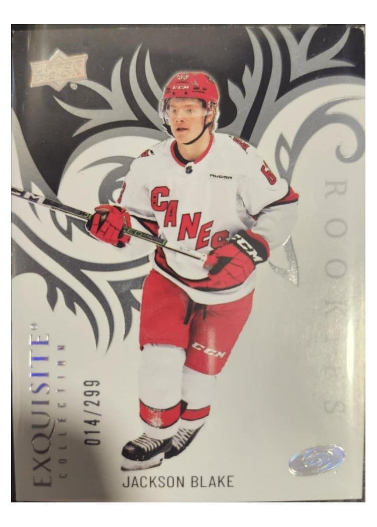 2024-25 Upper Deck Ice Exquisite Collection Rookies Jackson Blake #R-26 card