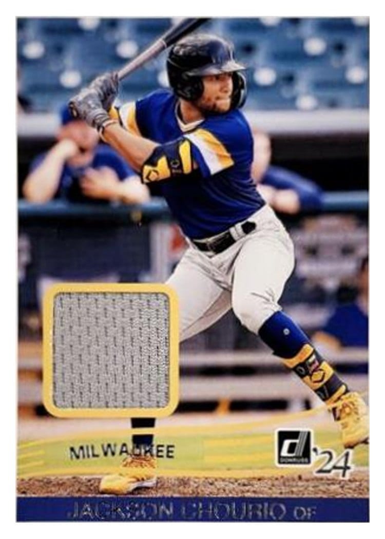 2024 Donruss Retro 1984 Materials Jackson Chourio #1 card