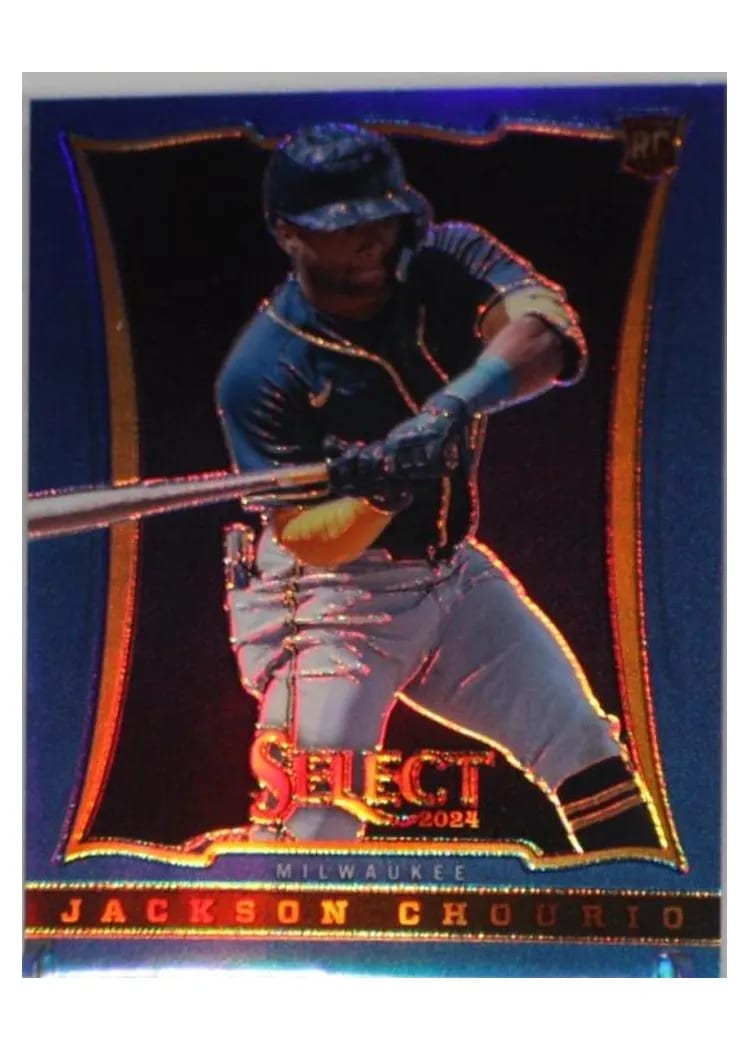 2024 Panini Select Select Throwback Jackson Chourio #12 card