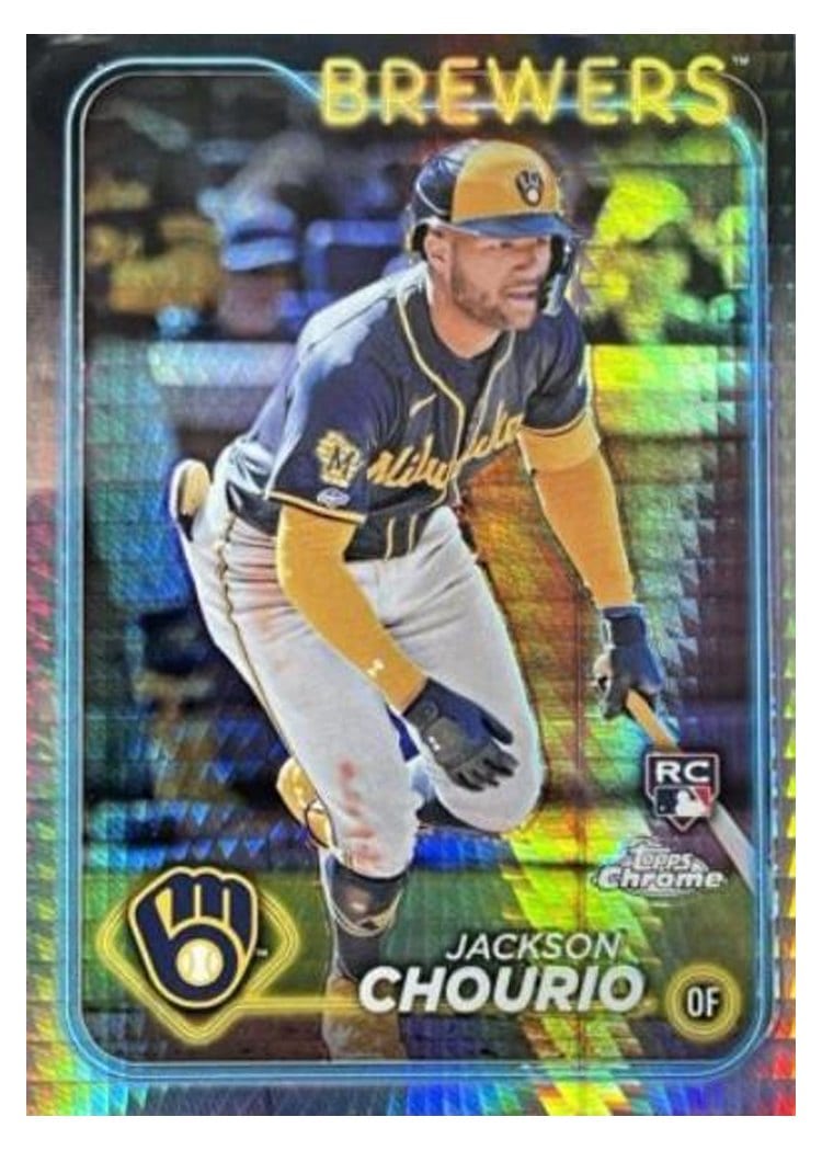 2024 Topps Chrome Jackson Chourio #161 card