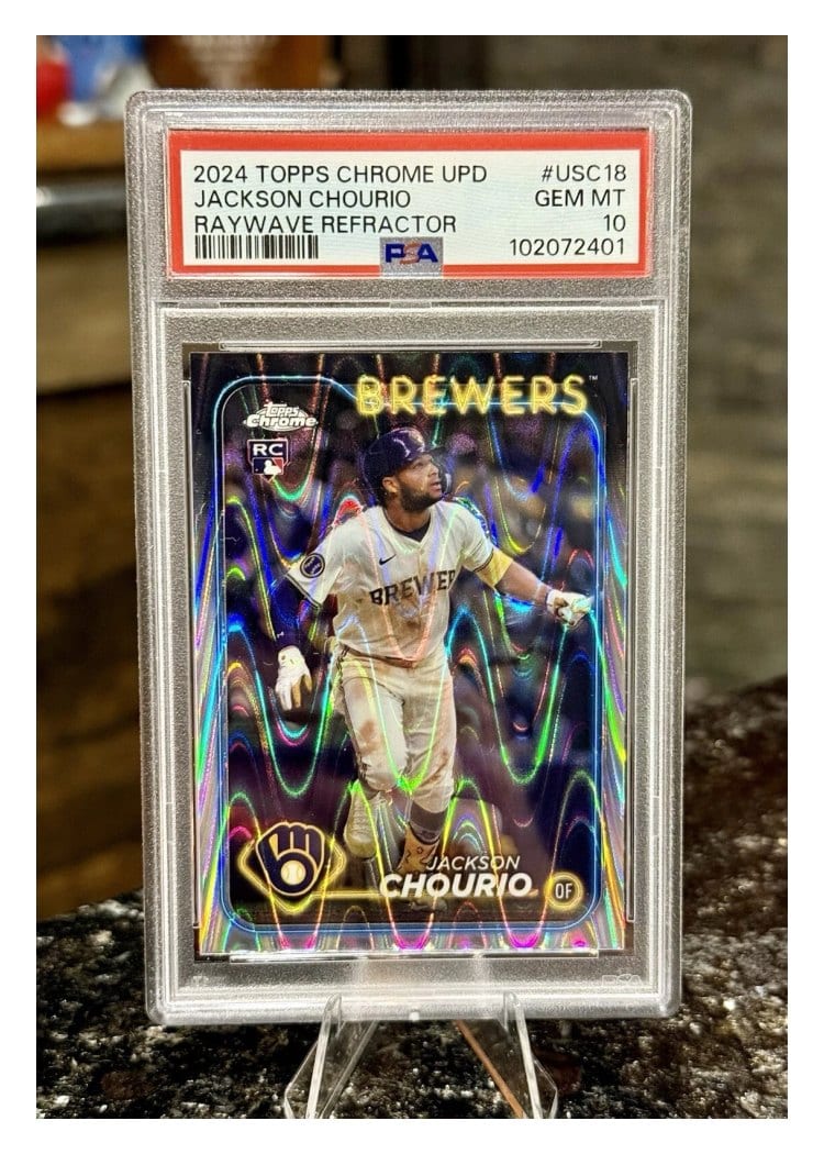2024 Topps Chrome Jackson Chourio #161 card