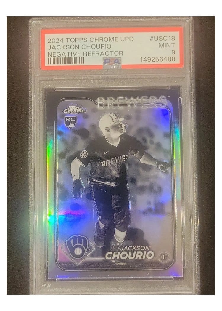 2024 Topps Chrome Jackson Chourio #161 card