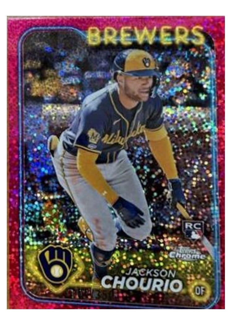 2024 Topps Chrome Jackson Chourio #161 card