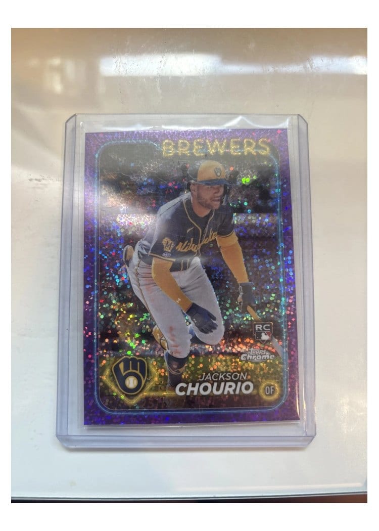 2024 Topps Chrome Jackson Chourio #161 card
