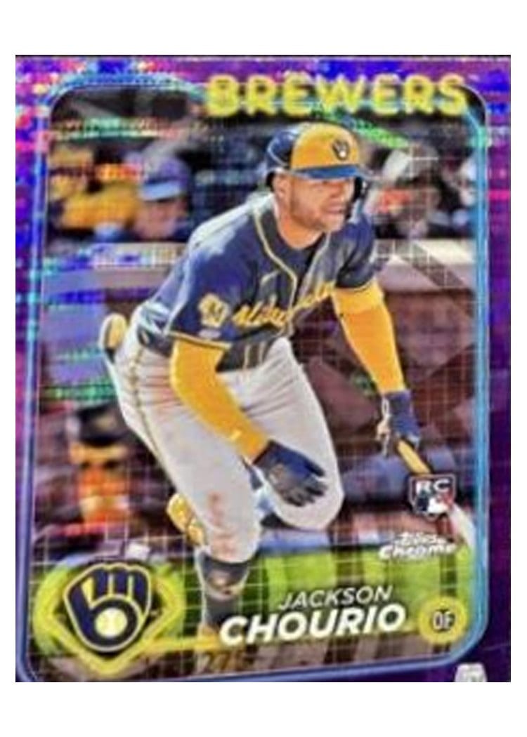 2024 Topps Chrome Jackson Chourio #161 card