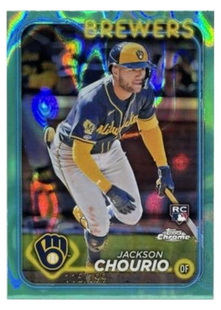2024 Topps Chrome Jackson Chourio #161 card