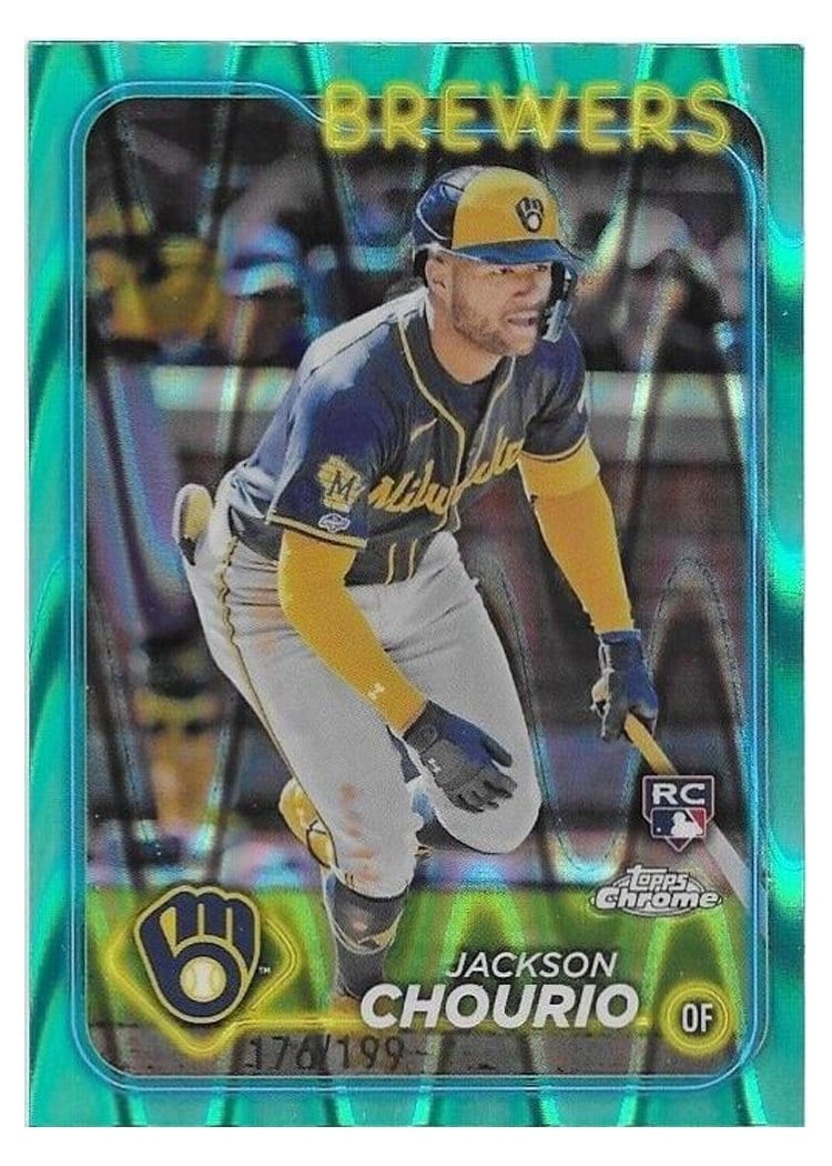 2024 Topps Chrome Jackson Chourio #161 card