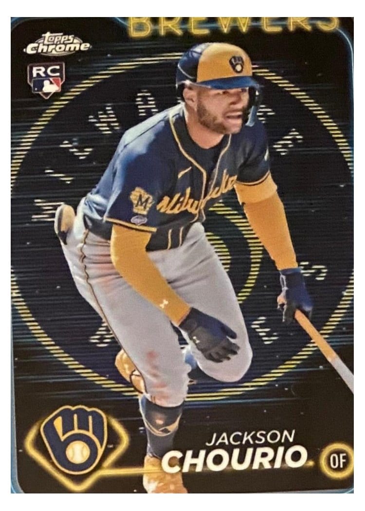 2024 Topps Chrome Jackson Chourio #161 card