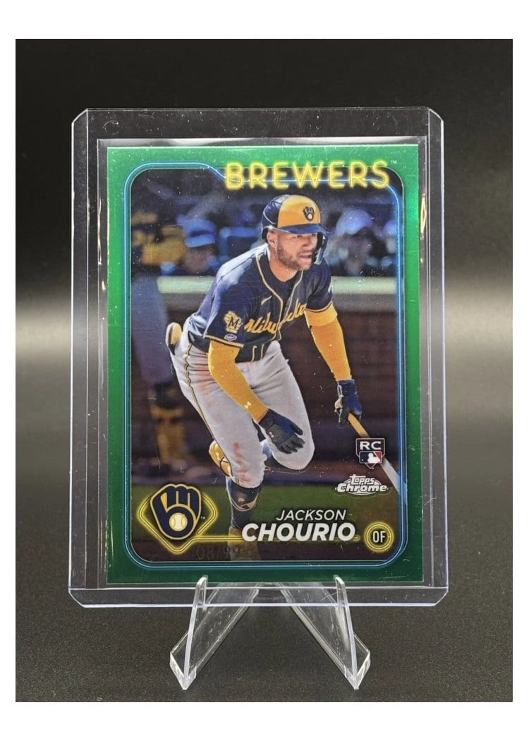 2024 Topps Chrome Jackson Chourio #161 card