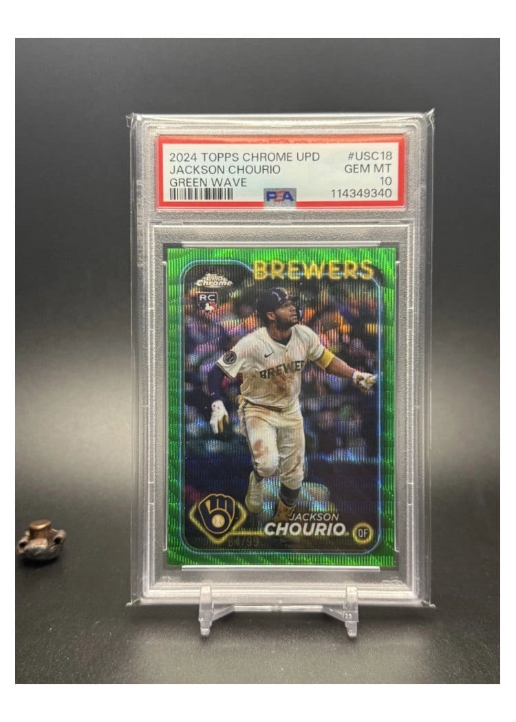 2024 Topps Chrome Jackson Chourio #161 card