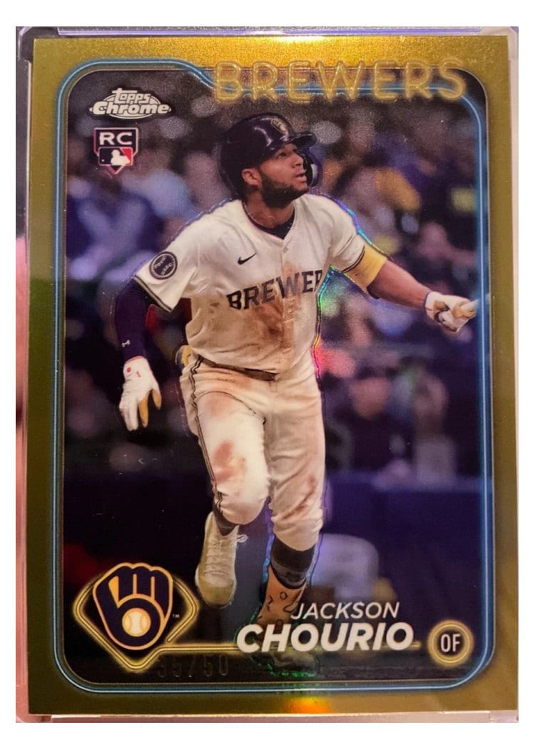 2024 Topps Chrome Jackson Chourio #161 card