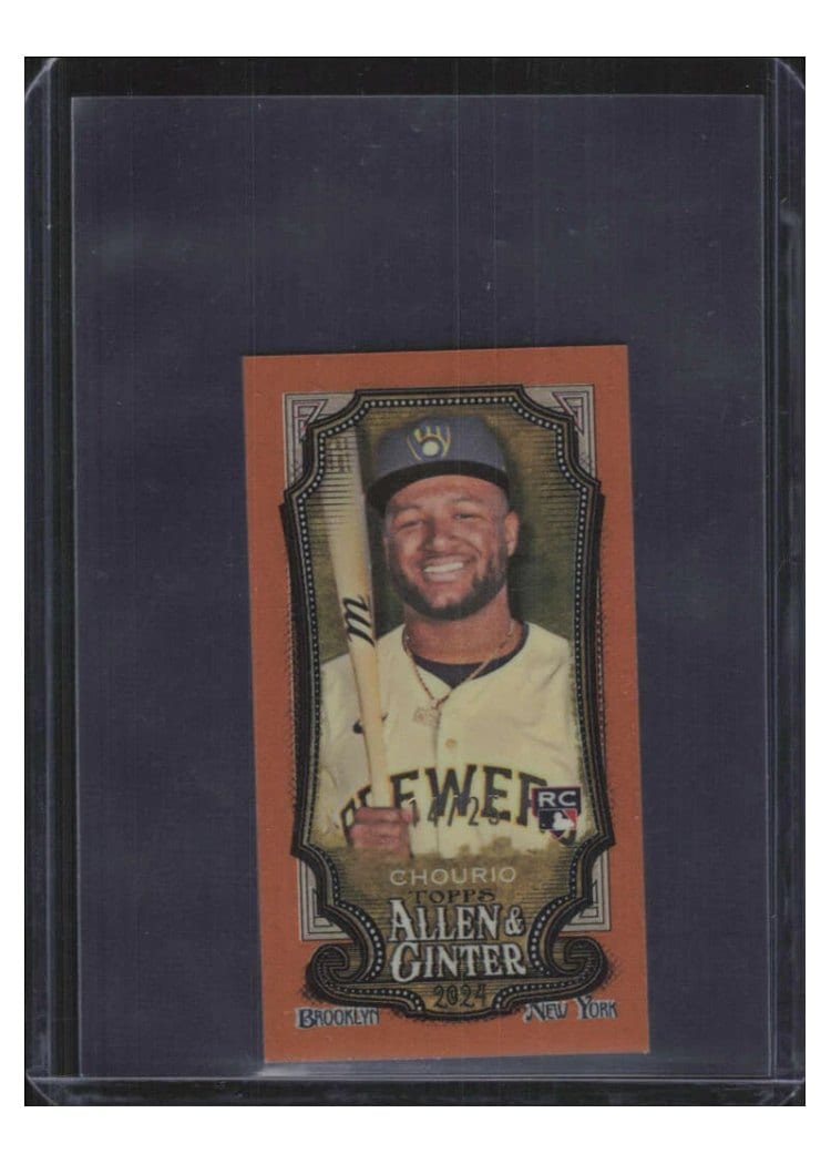 2024 Topps Chrome Jackson Chourio #161 card