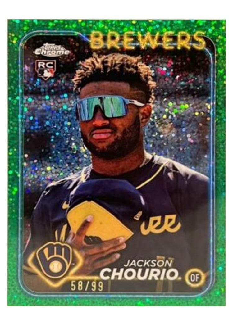 2024 Topps Chrome Jackson Chourio #161 card