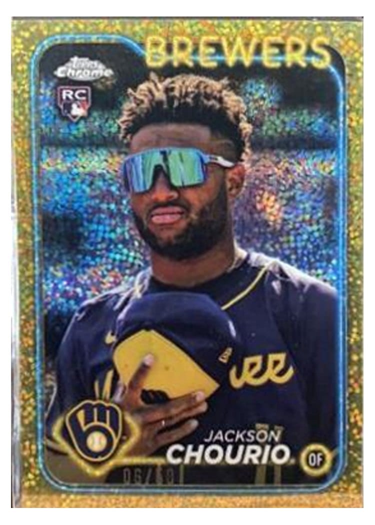 2024 Topps Chrome Jackson Chourio #161 card