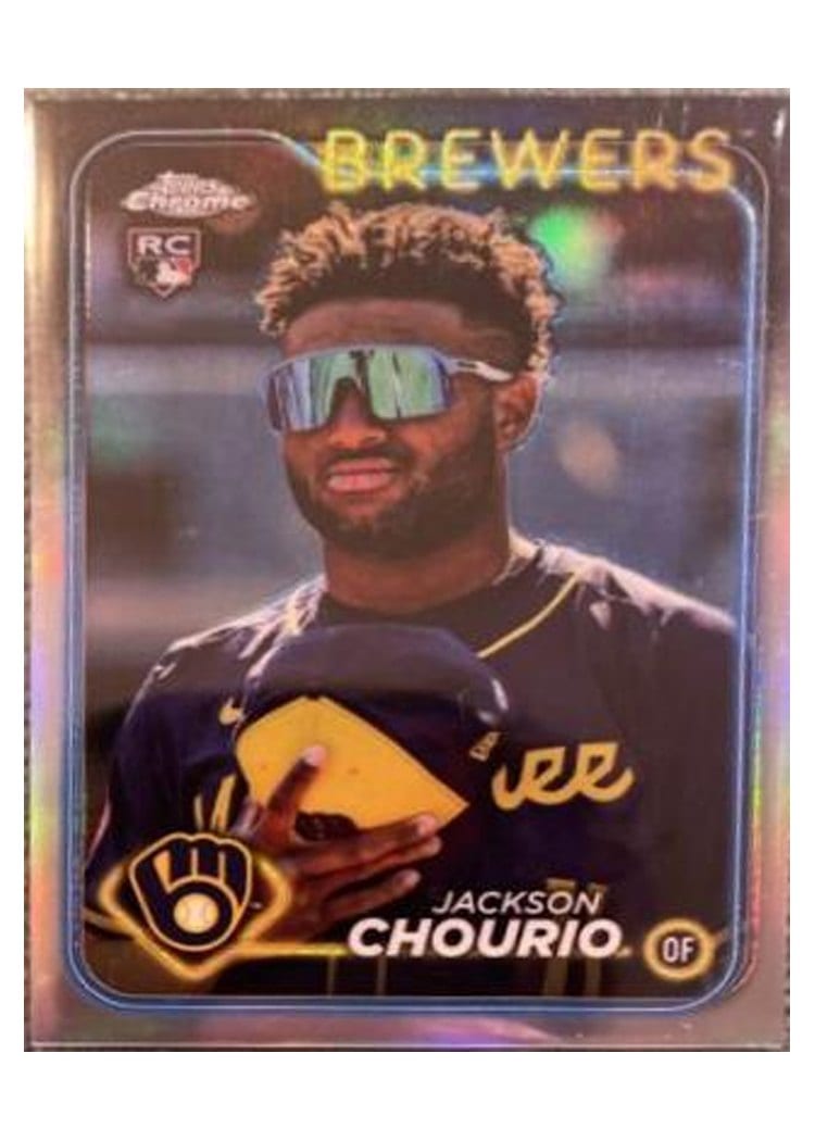 2024 Topps Chrome Jackson Chourio SSP #161 card