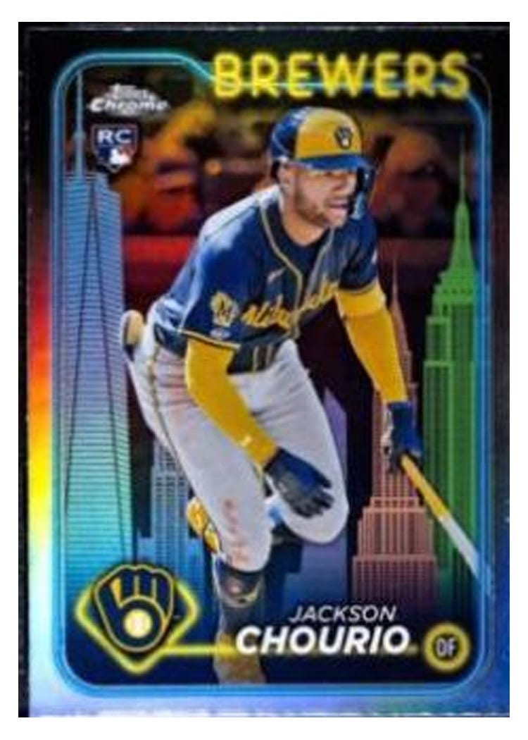 2024 Topps Chrome Jackson Chourio #161 card