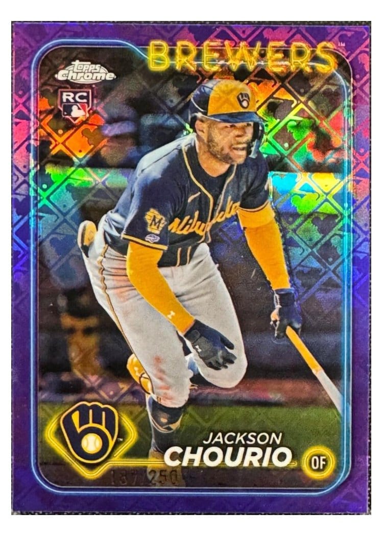 2024 Topps Chrome Jackson Chourio #161 card