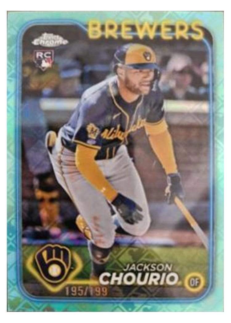 2024 Topps Chrome Jackson Chourio #161 card