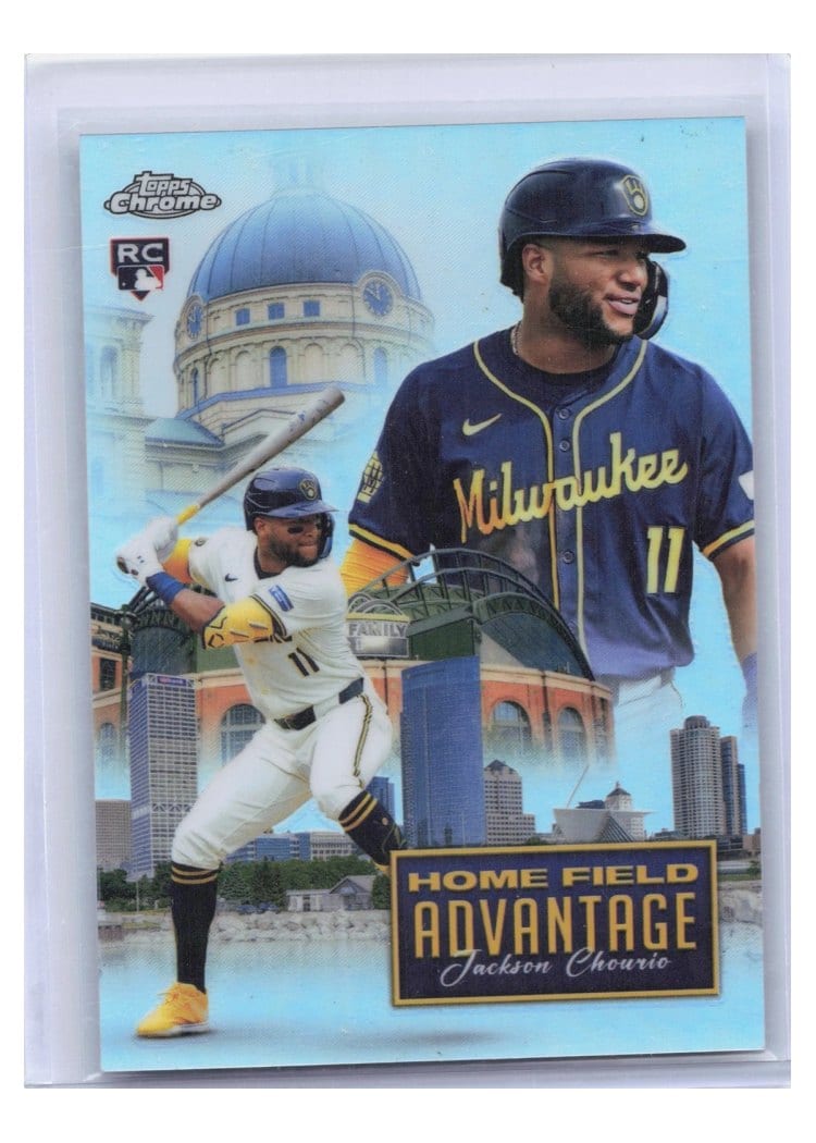 2024 Topps Chrome Update Home Field Advantage Jackson Chourio #HFAC-25 card
