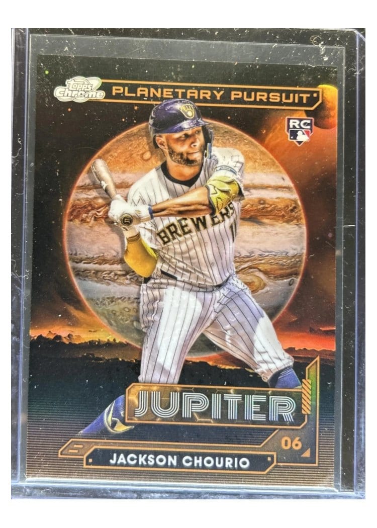 2024 Topps Cosmic Chrome Planetary Pursuit Jupiter Jackson Chourio #PPJ-9 card