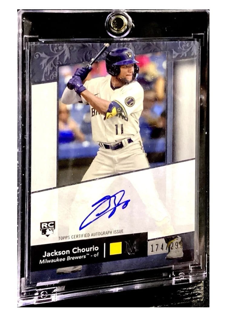 2024 Topps Museum Collection Archival Autographs Jackson Chourio #AA-JCH card