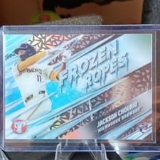 2024 Topps Pristine Frozen Ropes Jackson Chourio #FR-27 card