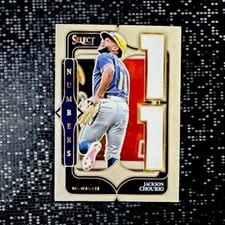 2025 Panini Select Select Numbers Jackson Chourio #7 card