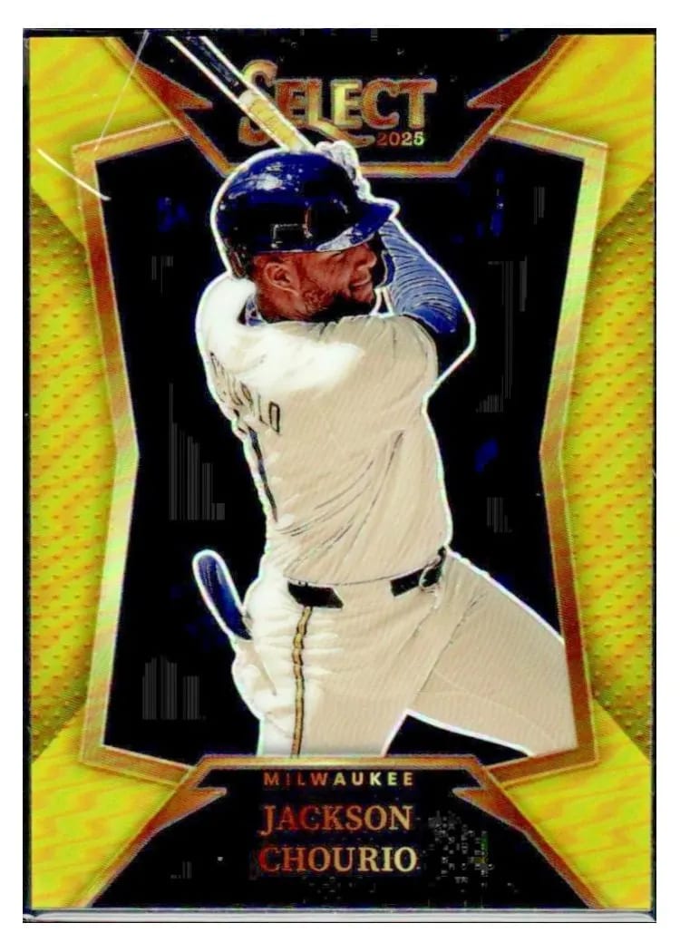2025 Panini Select Select Throwback Jackson Chourio #2 card