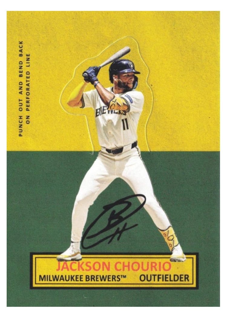2025 Topps Archives 1964 Topps Stand-Ups Jackson Chourio #64SU-22 card
