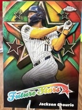 2025 Topps Chrome Logofractor Edition Future Stars Jackson Chourio #FS-4 card