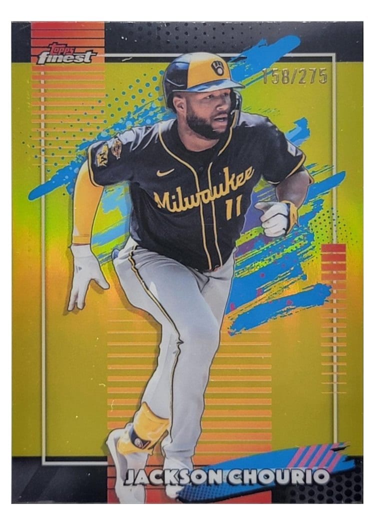 2026 Topps Finest Jackson Chourio #175 card