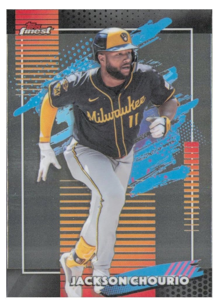 2026 Topps Finest Jackson Chourio #175 card