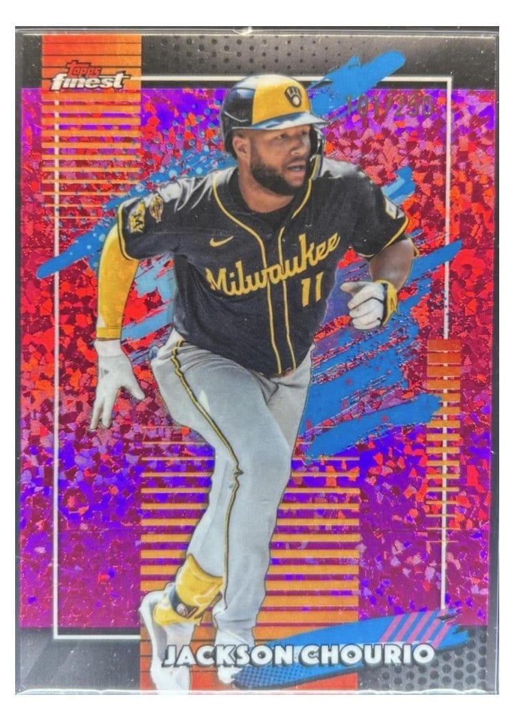 2026 Topps Finest Jackson Chourio #175 card