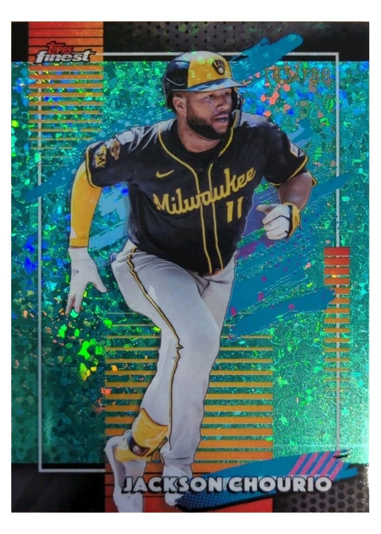 2026 Topps Finest Jackson Chourio #175 card