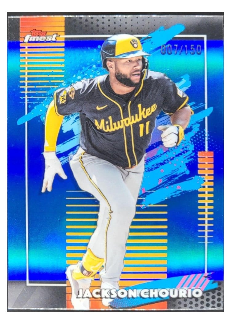 2026 Topps Finest Jackson Chourio #175 card