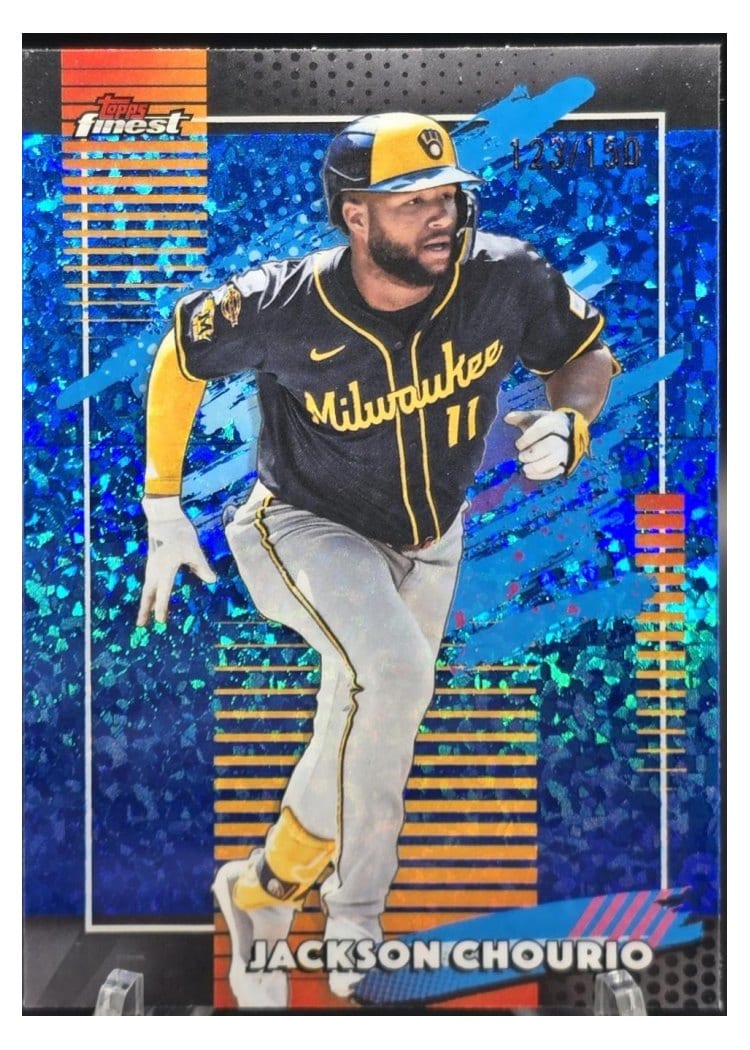 2026 Topps Finest Jackson Chourio #175 card