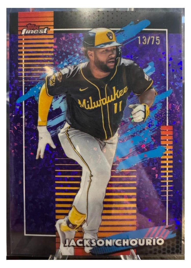 2026 Topps Finest Jackson Chourio #175 card