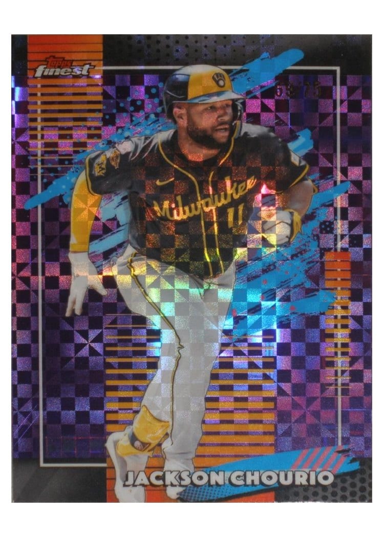 2026 Topps Finest Jackson Chourio #175 card