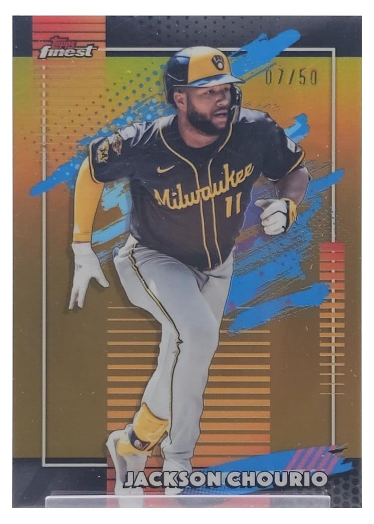 2026 Topps Finest Jackson Chourio #175 card