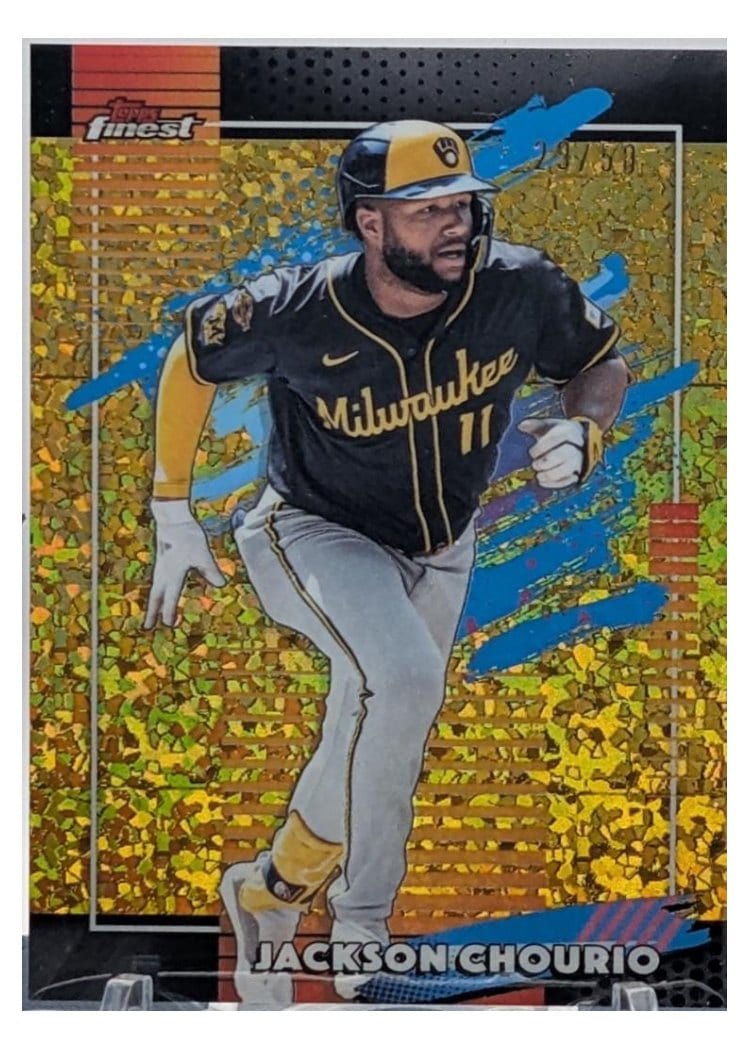 2026 Topps Finest Jackson Chourio #175 card