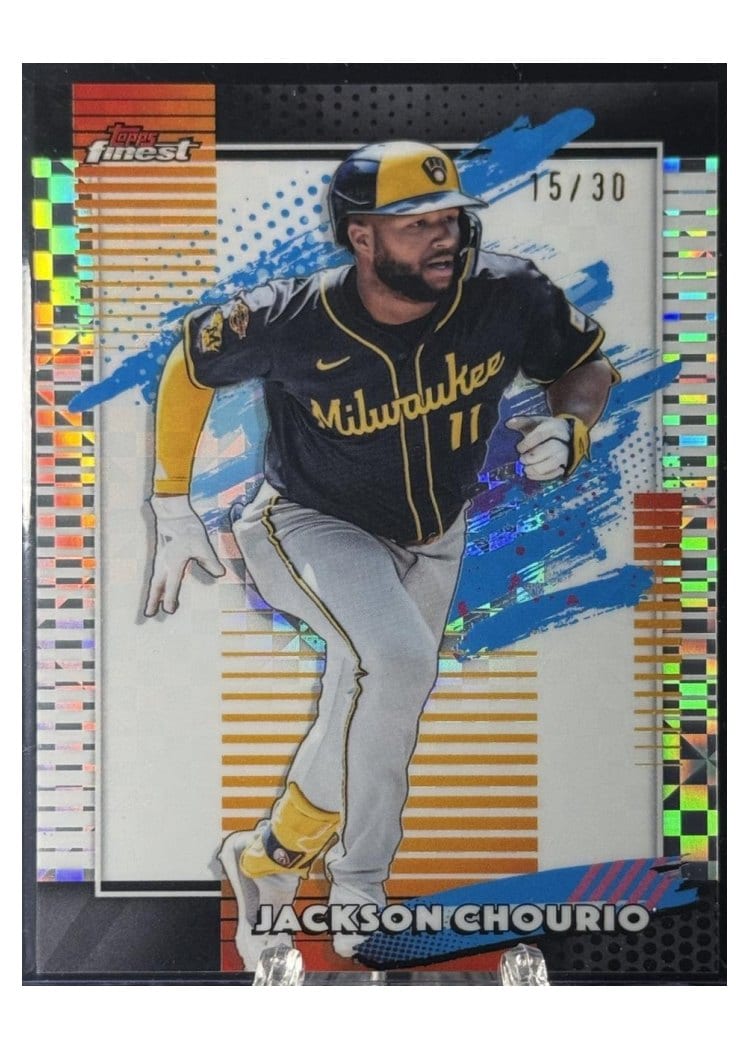2026 Topps Finest Jackson Chourio #175 card