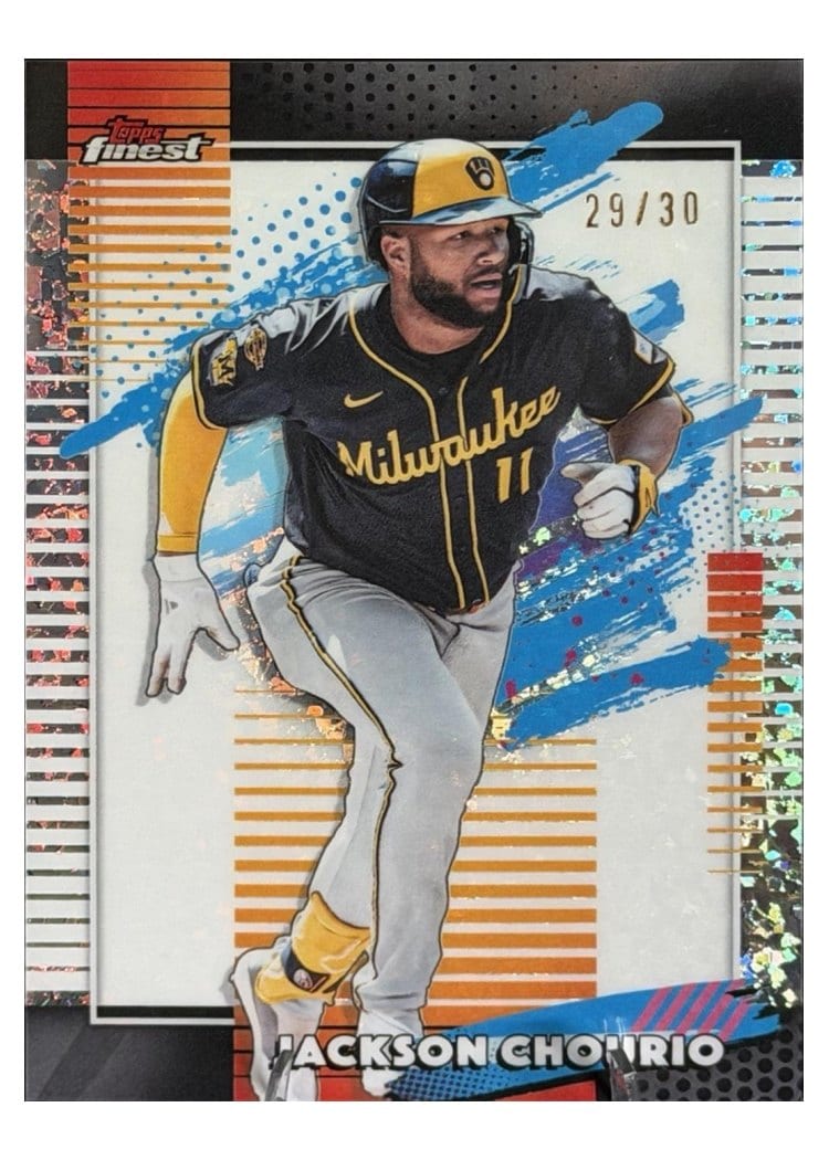 2026 Topps Finest Jackson Chourio #175 card