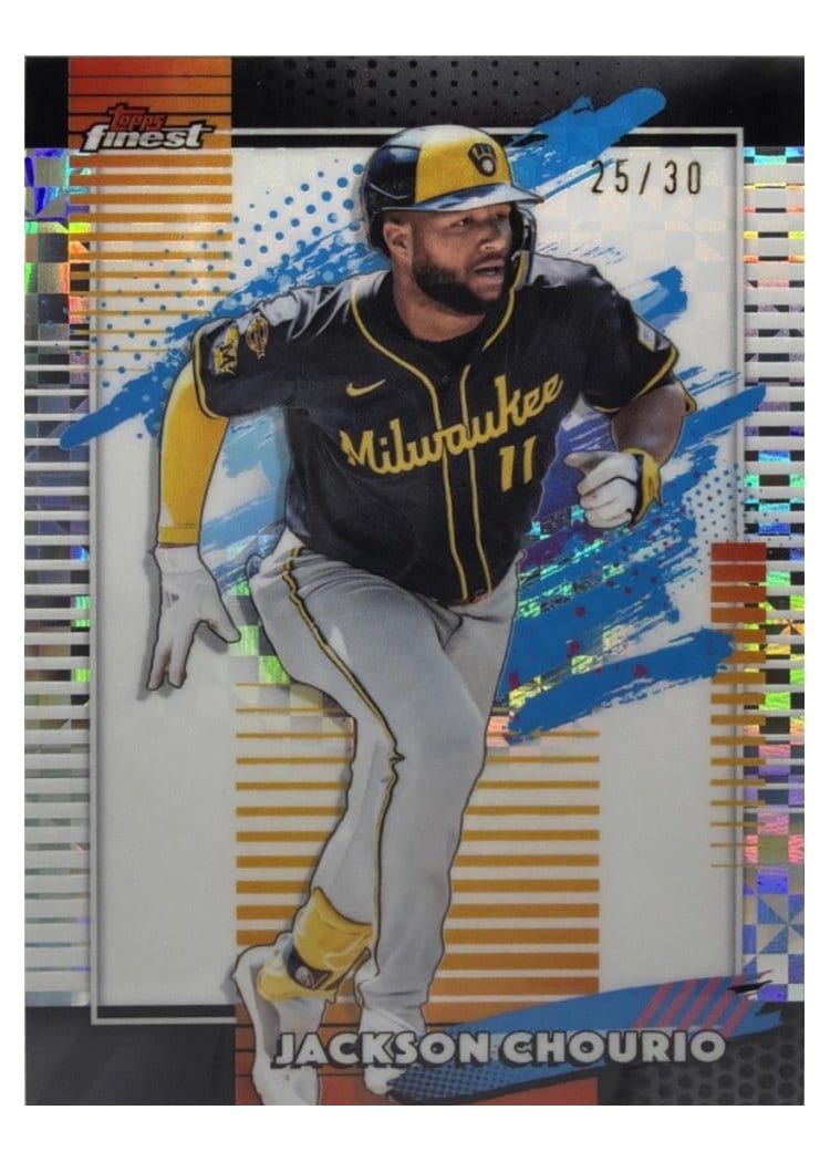 2026 Topps Finest Jackson Chourio #175 card