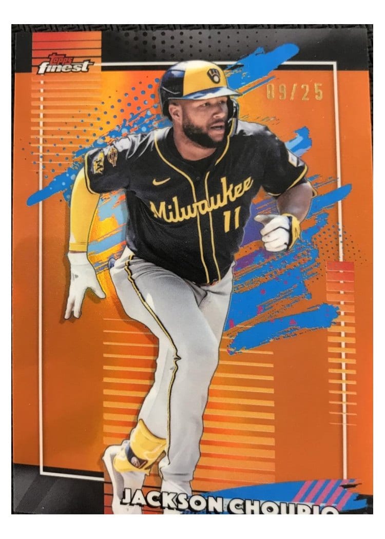 2026 Topps Finest Jackson Chourio #175 card