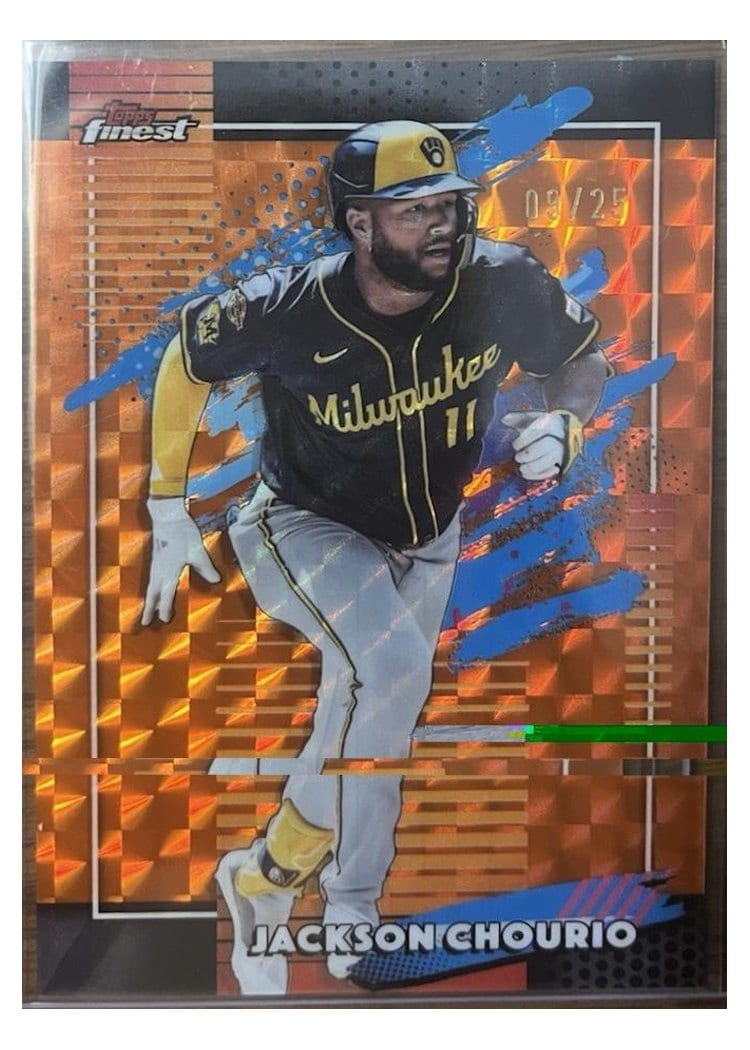 2026 Topps Finest Jackson Chourio #175 card