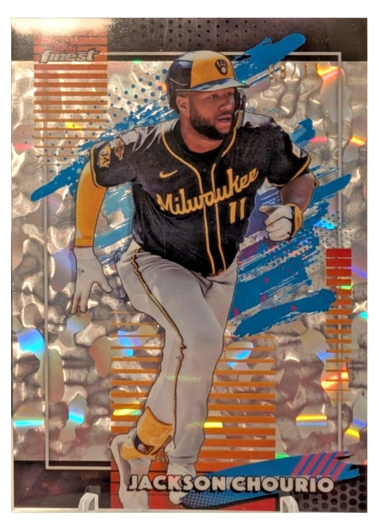 2026 Topps Finest Jackson Chourio #175 card
